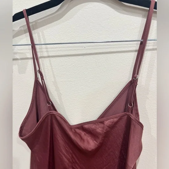 NWT Calvin Klein Slip Midi Dress with Spaghetti Straps - Picture 4 of 4